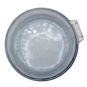 Vintage PYREX Flameware 7"‎ Blue Glass Skillet #817-B